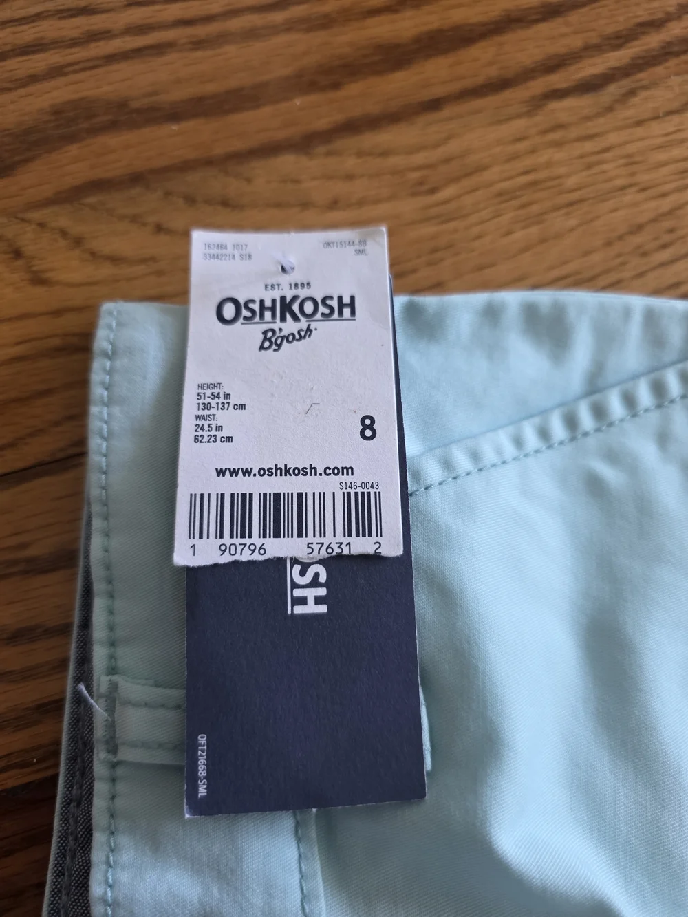 OshKosh Bgosh soft mint